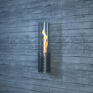 TT-109 Free Standing Mini Kamin Indoor Outdoor Table Fire Bioethanol Fireplace Wall