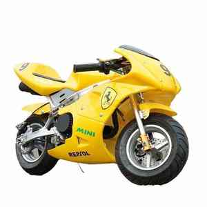 49cc 2-Takt Mini Pocket Bike, Benzinbetriebenes Kindermotorrad mit Leichtstart-System für Outdoor-Rennen, Garten-Spaß & Strandspielzeug - Product Image 5