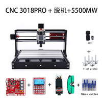 Pour Mini 3018 Pro, routeur CNC 3 axes pour le bois, commande NC Studio, machine de gravure laser 3D, moteur Core 3040, garantie 1 an, 775W