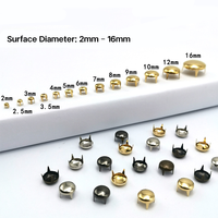 Boutons-pression magnétiques personnalisés en usine, rivets en strass, forme de fleur, alliage de zinc, griffes, clous en cristal, Guangdong Leather