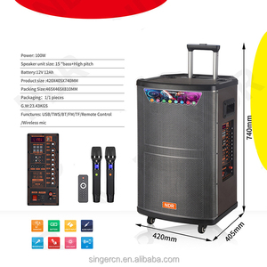 NDR-515 nuovo 15 pollici 100W in legno <span class=keywords><strong>home</strong></span> <span class=keywords><strong>teater</strong></span> sound sound sound system Trolly altoparlanti per <span class=keywords><strong>home</strong></span> audio - Product Image 5