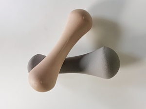 Gimnasio Silicona Fitness Barras Pesas de mano Fitness Gris 2KG Mancuerna suave para Yoga Pilates Culturismo/Ejercicio de entrenamiento de fuerza - Product Image 5