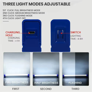 Lampes d'urgence rechargeables, lampes portables d'urgence, lampes LED magnétiques - Product Image 3