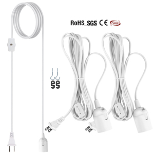 Dây Nguồn Đèn Muối Hoa Kỳ Đèn Treo Đèn Lồng Bộ Dây Đèn Ổ Cắm E26 Có Công Tắc - Product Image 1