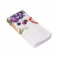 XP Wholesale Sublimation Blamks pour impression personnalisée, torchon de cuisine absorbant en microfibre recyclée à tissage gaufré