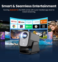 Meilleur Vendeur 2026 – Projecteur Home Cinéma Portable 8K, 1080P, 500 ANSI Lumens, Haute Luminosité, Système Android 14, WiFi 5G