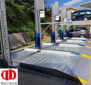 Dos Elevadores de Estacionamiento Modulares de Dos Postes, Expandibles de 2 a Cientos de Espacios, Operación Inteligente con <span class=keywords><strong>Tarjeta</strong></span> IC para Uso Comercial - Product Image 3