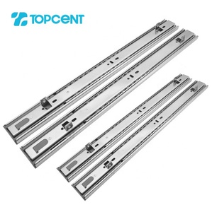 Chất lượng bán buôn nhà bếp bóng mang mềm đóng cửa ẩn ngăn kéo đồ nội thất Kính thiên văn Ngăn kéo trượt đường sắt ngăn kéo hướng dẫn đóng mềm - Product Image 1