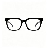 Lunettes anti-lumière bleue carrées rétro SM20021 - Monture légère en PC avec verres en résine transparente pour hommes et femmes