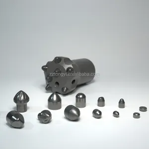 Khác Nhau Kích Thước Có Sẵn Tungsten Carbide Hình Cầu Nút Chèn Cho Công Cụ Khai Thác Mỏ Bit