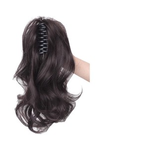Peluca de cola de caballo rizada estilo cascada con clip, accesorio voluminoso para el cabello largo para mujeres - Product Image 1