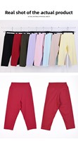 Nouveau pantalon de yoga pour femme, taille élastique, uni, brossé, longueur mollet, taille haute, coupe ajustée, séchage rapide, pour la course et le fitness en extérieur