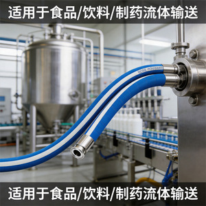 Tuyau en caoutchouc de qualité alimentaire Yi Jun Dn13 Dn16 pour la vinification, les usines de boissons et le transfert de produits chimiques - Product Image 3