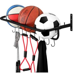 Soporte de Pared para Almacenamiento en Garaje, Soporte <span class=keywords><strong>Vertical</strong></span> para Balones de Baloncesto y Fútbol, Soporte de Pared para Almacenamiento de Balones - Product Image 5