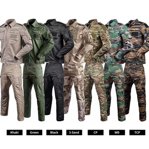 Sivi Người Đàn Ông Ngoài Trời Của Săn Bắn Quần Áo An Ninh Chiến Đấu Dài Tay Áo Chiến Thuật Quần Ngụy Trang Phù Hợp Với Đồng Phục Cho Nam Giới - Product Image 1