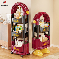 Étagère de rangement multi-niveaux XinHang pour collations, chariot de rangement multi-niveaux pour la maison, grande capacité, mobile, pour collations et jouets