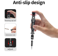 Version améliorée 110 en 1 : Kit de tournevis portable avec embouts Phillips, Torx, Triangle, Y pour la réparation domestique, informatique et mobile