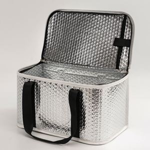 Bolsa Térmica de Aluminio para Refrigerar, Bolsa Aislante para Entrega de Alimentos, Pasteles y Pizza, con Asa Suave y Resistente - Product Image 3