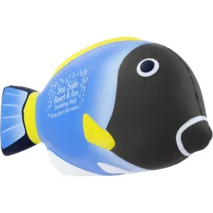 Promotionele Blauwe Tang Vis Pu Stress Reliever/Stressbal/Stressspeelgoed