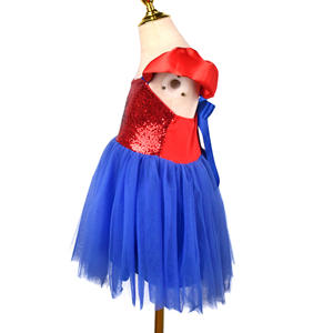 Vestido de Cosplay de araña para niñas, vestido de fiesta de Halloween, faldas de <span class=keywords><strong>tul</strong></span> con máscara y pinzas para el cabello para niños - Product Image 3