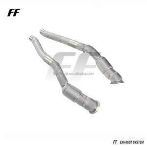 ท่อไอเสียที่ไหลออกมาสูงสำหรับ <span class=keywords><strong>Ferrari</strong></span> <span class=keywords><strong>812</strong></span> SuperFast/<span class=keywords><strong>GTS</strong></span>/competione <span class=keywords><strong>V12</strong></span> 6.5L พร้อมระบบป้องกันความร้อน - Product Image 4