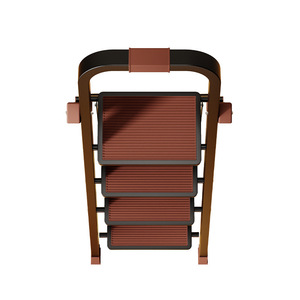 Échelle pliante en métal au design moderne et contemporain, haute résistance, avec main courante, 3 à 6 <span class=keywords><strong>marches</strong></span>, capacité de charge de 150 kg, pour supermarché, école - Product Image 2