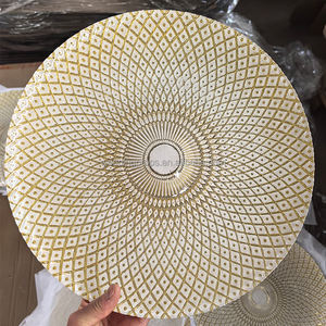 ชุดจานแก้วพอร์ซเลนสำหรับงานเลี้ยงอาหารค่ำขอบทองสำหรับงานแต่งงาน - Product Image 5