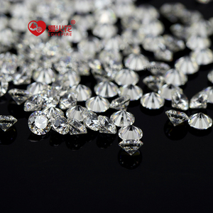 Giá sỉ trực tiếp từ nhà máy, đá zircon <span class=keywords><strong>cubic</strong></span> tổng hợp, cắt tròn sáng, cấp 5A, màu trắng G, dạng rời - Product Image 4