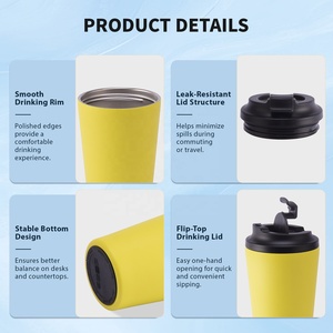 Tazza da Viaggio Personalizzata in Acciaio Inox, Thermos per Caffè, Produzione OEM ODM per Marchi Globali, Vendita all'Ingrosso - Product Image 4