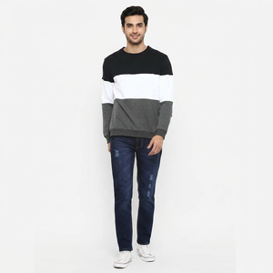 Sudaderas de Cuello Redondo de Felpa de la Mejor Calidad para Hombre, Venta al por Mayor, Ligeras, Personalizadas, de Algodón, Nuevo Diseño Básico - Product Image 1