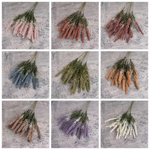 <span class=keywords><strong>Fleurs</strong></span> Artificielles Lavande Herbe de <span class=keywords><strong>Malt</strong></span> Faits Main Toucher Naturel Longue Durée Décoration Maison Mariage Fête des Mères Anniversaire - Product Image 5