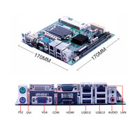 Motherboard Intel H81 Mini-ITX DDR3 Double Channel 16GB Baru 1150-Pin untuk Laptop, Mesin Kasir, Papan Kontrol Industri AGP 2X