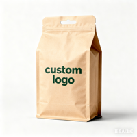 Pochette Zipolck en plastique de qualité alimentaire imprimée personnalisée de 200g 400g 500g pour l'emballage de grains de café sac de café à gousset latéral avec valve