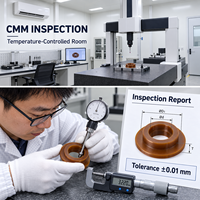 Pièces profilées à paroi mince pour la recherche, usinées CNC, en PBI, pour isolation de capteurs de vide et régulation de température
