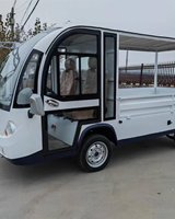 HT Nuevo Diseño Ev 50 Mini Van Eléctrica Pura, Camiones de Carga, Vehículos de Nueva Energía, Minivan Eléctrica de China