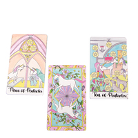 Carte de Tarots imprimés, cartes de Tarot, licorne russe, Oracle, boîte d'impression personnalisée