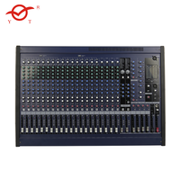 Table de mixage dj 24 canaux table de mixage audio numérique professionnelle alimentée par l'alimentation