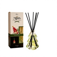 Cadeau de Noël Huiles essentielles d'aromathérapie Parfums pour chambre à coucher Désodorisants pour salle de bain Diffuseur à bâtonnets Décorations de chambre DIY Emballé