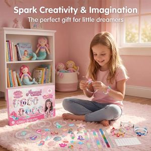 Stylish Girls Hair Accessory Design Kit DIY Headbands <b>Clips</b> Sequin <b>Bow</b> Butterflies Flowers Gift Ready Box Pack - Product Image 2