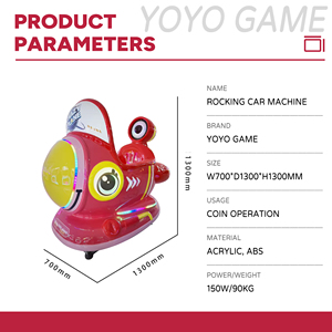Nouveau modèle de jeu de course de voitures à balançoire à monnayeur pour enfants, à usage commercial, avec lecture de code QR, jouet partagé, anglais 1 YYG-C74 QR - Product Image 6