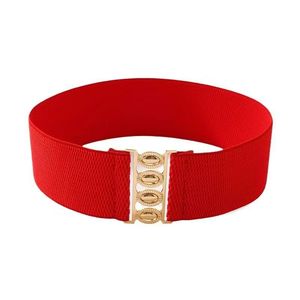 Cinturón ancho elástico personalizado para mujer, tendencia Retro, decoración <span class=keywords><strong>juvenil</strong></span> sencilla, cinturones informales para niñas, uso de pretina - Product Image 1