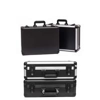 Boîte à outils en aluminium coloré, OEM/ODM personnalisable, boîte rigide avec doublure en mousse souple, résistante à la poussière, revêtement imperméable, légère et portable