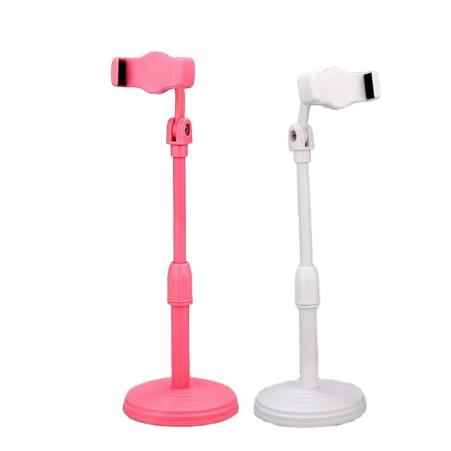 Desktop Adjustable Alloy Phone Stand Phone Holder Lazy Mobile Cellphone Mount 360 Degree Rotation Smartphone Stand