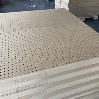 JIAMUJIA Panneau mural et de plafond en fibre de bois E0, anti-humidité, moderne, support mural pour bracelets, étagère perforée