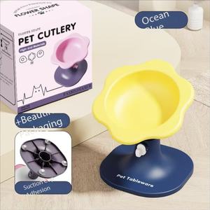 Gamelle pour animaux de compagnie en PP, double usage, angle et hauteur réglables, soutien du cou, grande capacité, ventouse <span class=keywords><strong>anti</strong></span>-basculement, moderne, pour chiens, aliments - Product Image 6