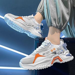 New Breathable Mesh Sports <b>Shoes</b> for Men's Fashion White <b>Casual</b> <b>Shoes</b> Sneakers Thick-soled Men's Running and Leisure <b>Shoes</b> - Product Image 1