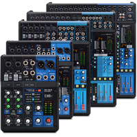 Console de mixage audio professionnelle MG06X 6 canaux, stéréo, pour scène live et enregistrement