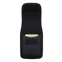 Tas Sarung Ponsel Vertikal dari Nilon untuk iPhone Duo 18 Fold dan Samsung Galaxy Z Fold 8 dengan Klip Sabuk dan Tempat Kartu