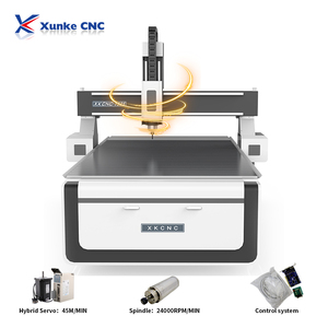 Xunke haute précision 5.5kw broche néon lumière 3D acrylique Pvc Acp sculpture sur bois signe lettre faisant bois 3 axes CNC routeur Machine - Product Image 3