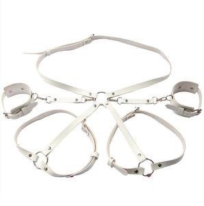 Venta al por mayor Bdsm Play Game Producto Bondage Mano Puños Esposas Papel Arnés ajustable Esposas Juguetes para parejas - Product Image 5